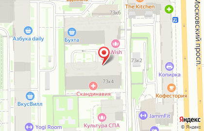 Салон красоты Жемчужина севера на Московском проспекте на карте