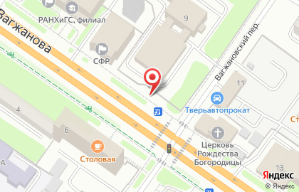 Киоск по продаже цветов в Твери на карте