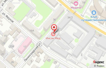 Медицинский центр Инсан Мед на карте