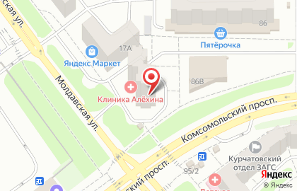 Зрение в Курчатовском районе на карте