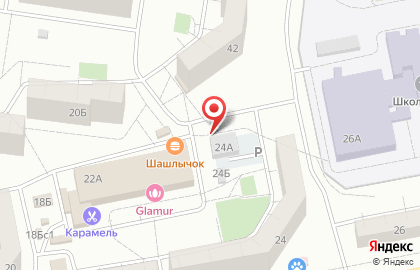 Автостоянка Волжский город в Центральном районе на карте