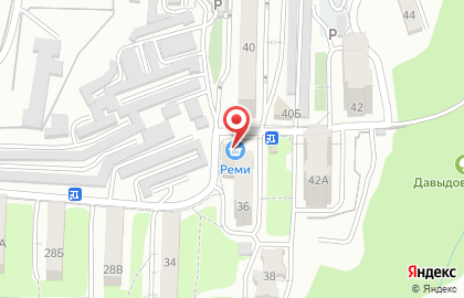Супермаркет Парус в Советском районе на карте