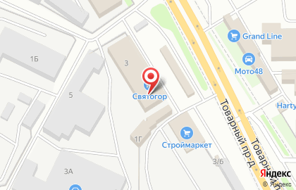 Магазин автотоваров, ИП Денисова Г.Б. на карте