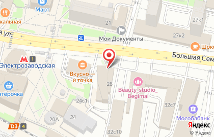 Банкомат ВТБ в Москве на карте
