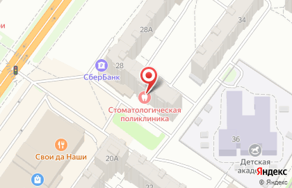 Стоматологическая поликлиника на Давыдовском на карте