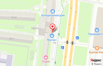 Магазин одежды и обуви 4 Сезона на проспекте Большевиков на карте