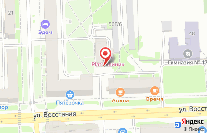 Служба доставки цветов ТриБукета в Московском районе на карте
