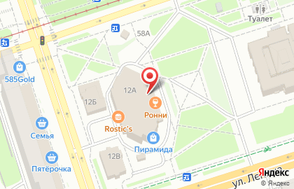 Приволжский филиал Банкомат, КБ Восточный в Ленинском районе на карте