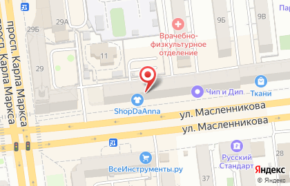 Салон кожи и меха Capitol на улице Масленникова на карте