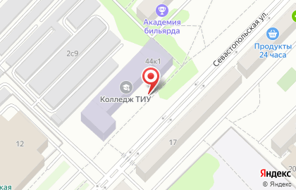 СОЧИ на Севастопольской улице на карте