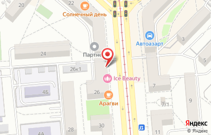 Японская парикмахерская Чио Чио на улице Сибиряков-Гвардейцев на карте