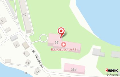 Васильевская районная больница на карте
