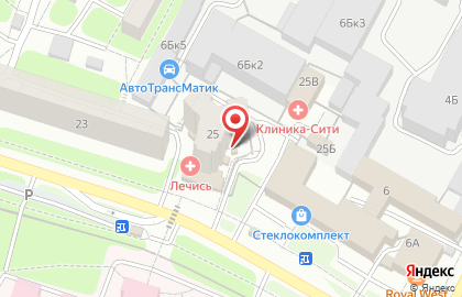 Магазин канцелярских товаров на улице Крупской на карте