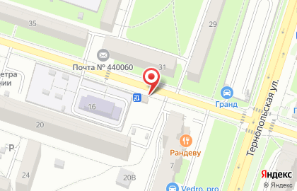 Продуктовый магазин Луч на улице Рахманинова на карте