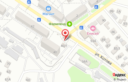 Продуктовый магазин в Оренбурге на карте