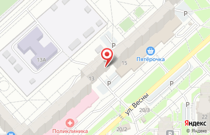 Транспортная компания АТакси на улице Весны на карте