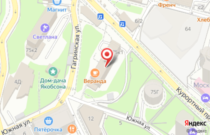 Отель Светлана на карте