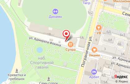 Отель Динамо на карте