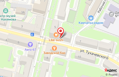 Магазин готовой еды Like Sushi на карте