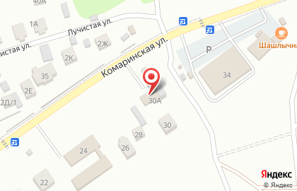 Продовольственный магазин в Калининском районе на карте