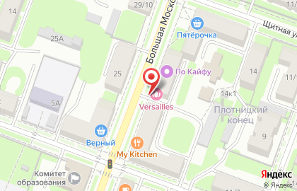 Клиника эстетической медицины Versailles на Большой Московской улице на карте