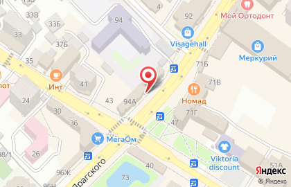 Барбершоп Uppercut в Советском районе на карте
