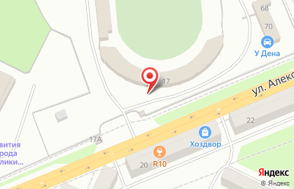 Центр развития спорта на улице Александра Невского на карте