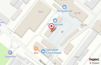 Магазин кондитерских изделий на Лесозащитной улице на карте