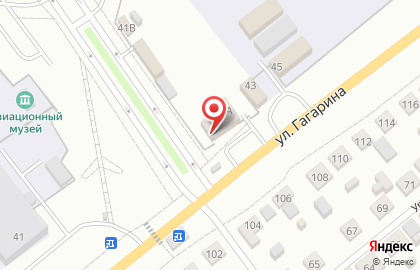 Торговая компания Крит на улице Гагарина на карте