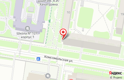 Магазин продуктов Йола-маркет в Автозаводском районе на карте