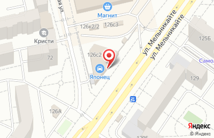 Федеральная сеть специализированных магазинов японских автозапчастей АвтоЯпонец на улице Мельникайте на карте