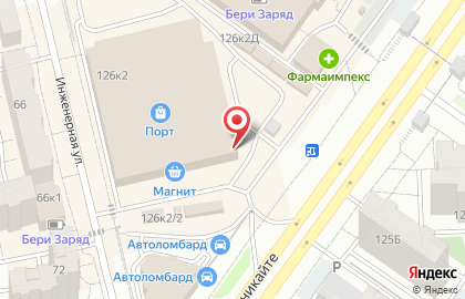 Цветочный магазин Цветущий остров на улице Мельникайте на карте