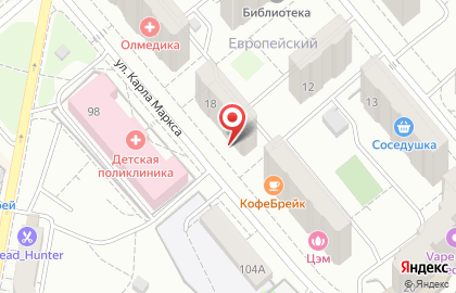 Салон красоты Моника в Егорьевске на карте
