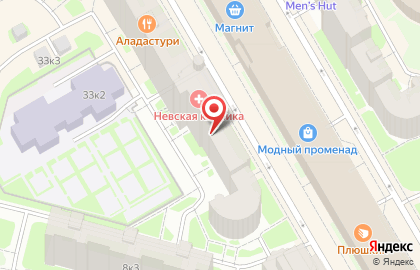 Стиль на Комендантском проспекте на карте