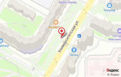 Автостоянка в Чебоксарах на карте