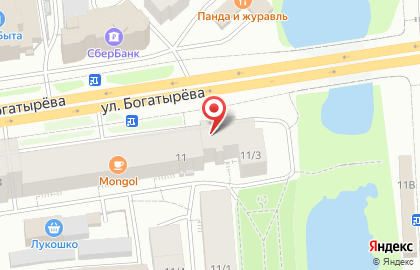 Торговый дом Пивторг на улице Богатырева на карте