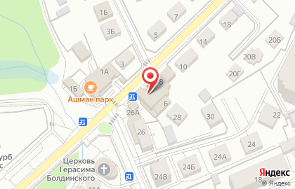 Продуктовый магазин в Калининграде на карте
