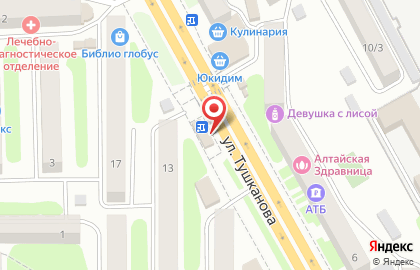Узбечка в Петропавловске-Камчатском на карте