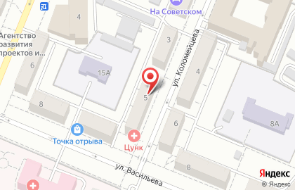 Косметологическая лечебница на Коломейцева (сеть салонов красоты "Март") на карте