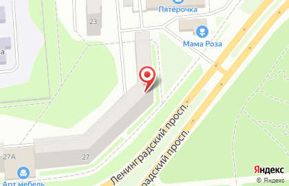 Магазин чехлов для мебели Еврочехол на Ленинградском проспекте на карте