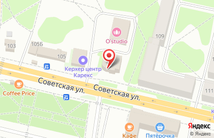 Агентство недвижимости ОберегЪ на Советской улице на карте
