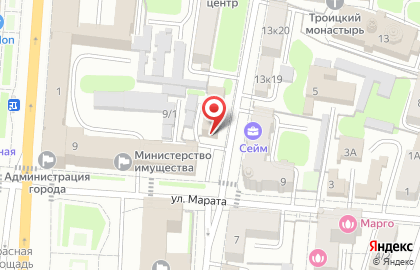 УФК, Управление Федерального казначейства по Курской области на карте