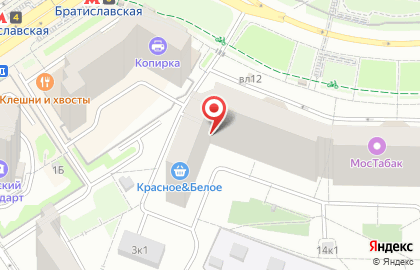 Район Люблино Военный комиссариат г. Москвы на карте