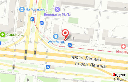 СберБанк на проспекте Ленина, 18 на карте