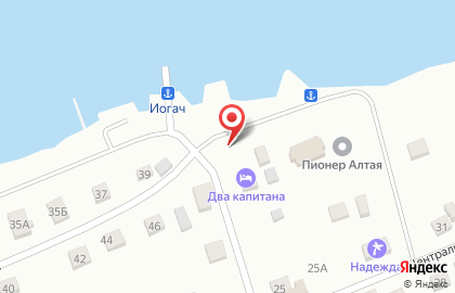 Кафе Два Капитана на Набережной улице на карте