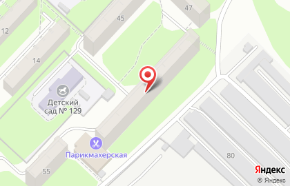 Парикмахерская на улице Маршала Голованова на карте