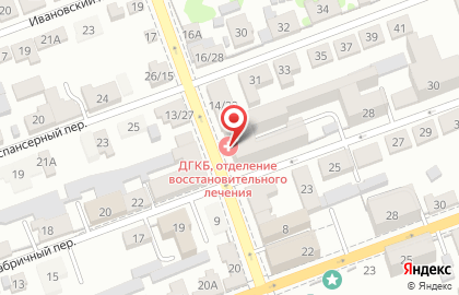 Детская городская клиническая больница Детская областная клиническая больница в Ленинском районе на карте
