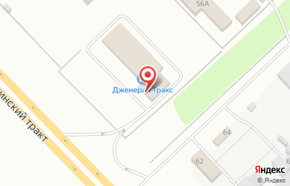 Официальный дилер DAF Дженерал Сервис на Мензелинском тракте на карте