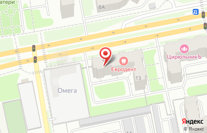 Медицинская лаборатория Евротест на улице Генерала Попова на карте