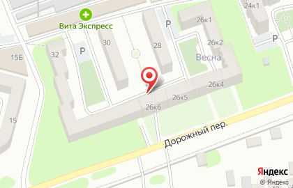 Бочка в Дорожном переулке на карте